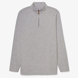 Mizzen + Main Men's KPI Quarter Zip in Silver Size Medium LIKE NEW, NEVER WORN